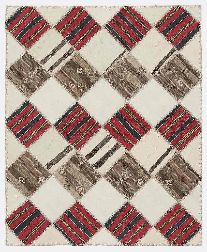 Apex Kilim Patchwork Unique Striped 1495 175 x 217 cm