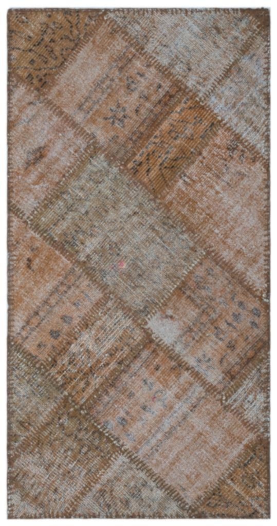 Apex Patchwork Halı Kahve 21319 80 x 152 cm
