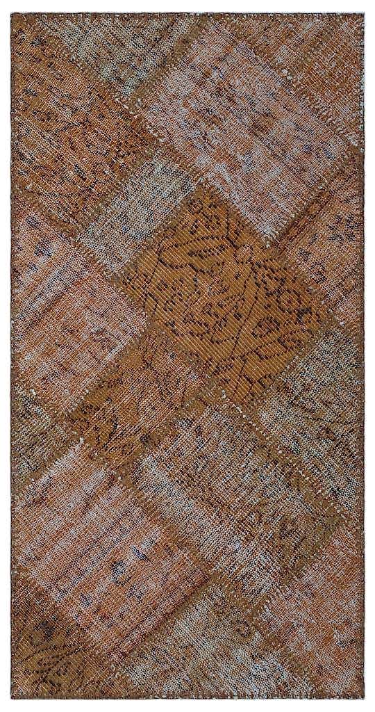 Apex Patchwork Halı Kahve 21332 80 x 153 cm