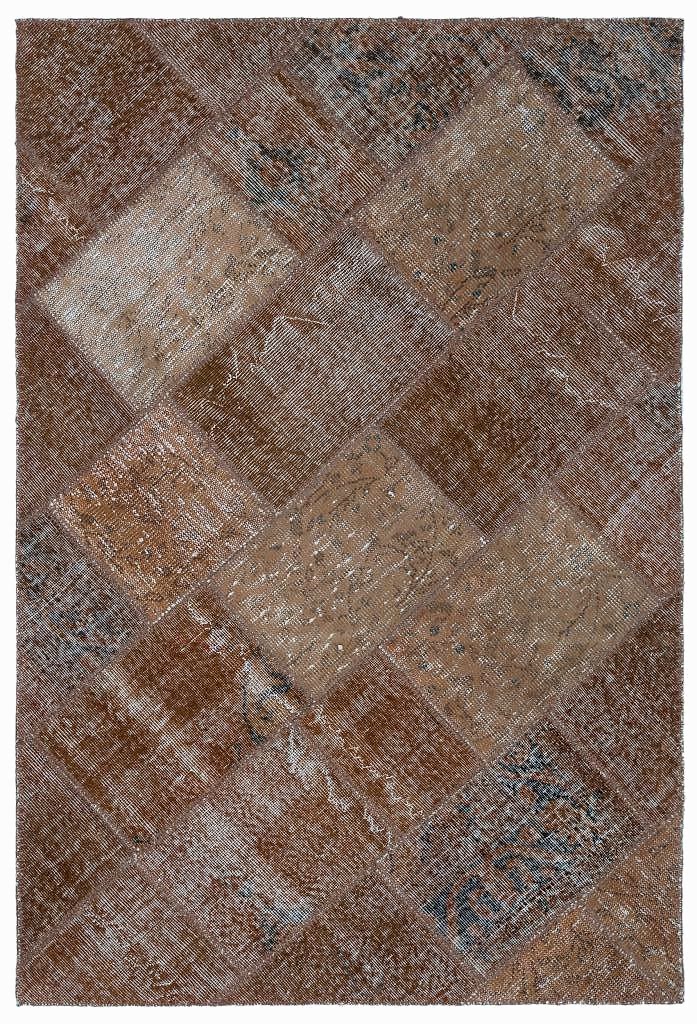 Apex Patchwork Halı Kahve 22391 120 x 180 cm
