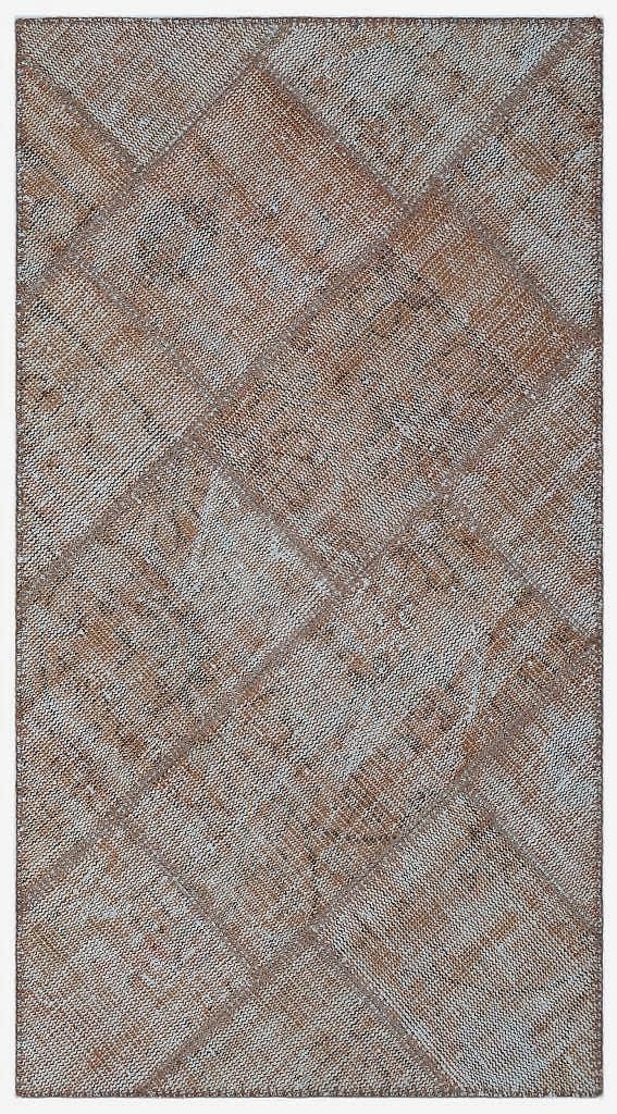 Apex Patchwork Halı Kahve 24681 80 x 150 cm