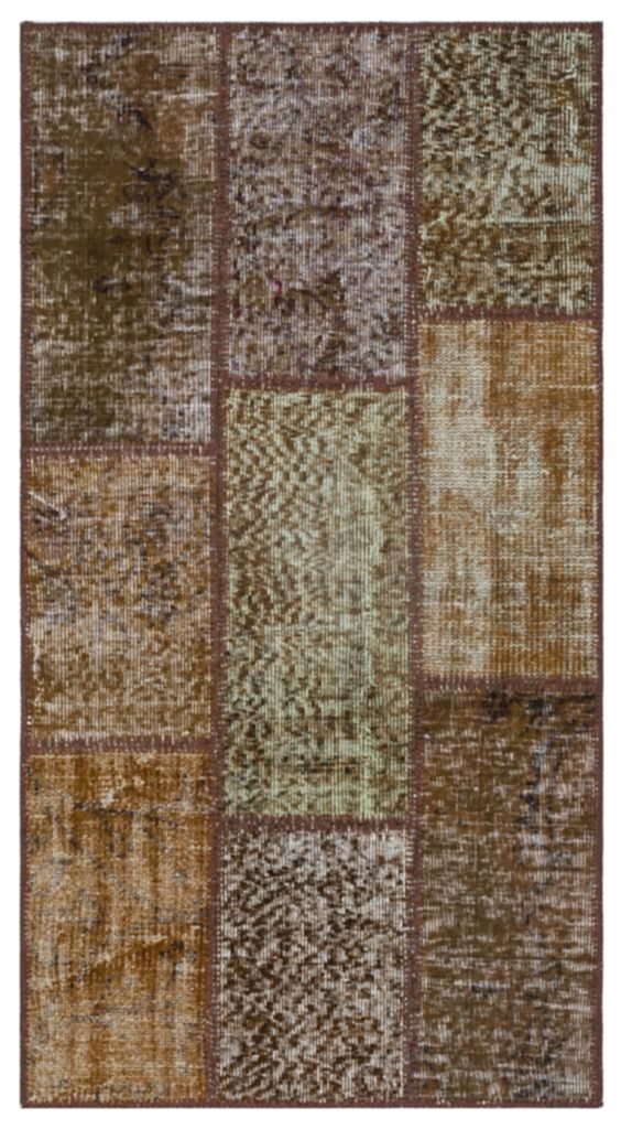 Apex Patchwork Halı Kahve 26108 80 x 150 cm