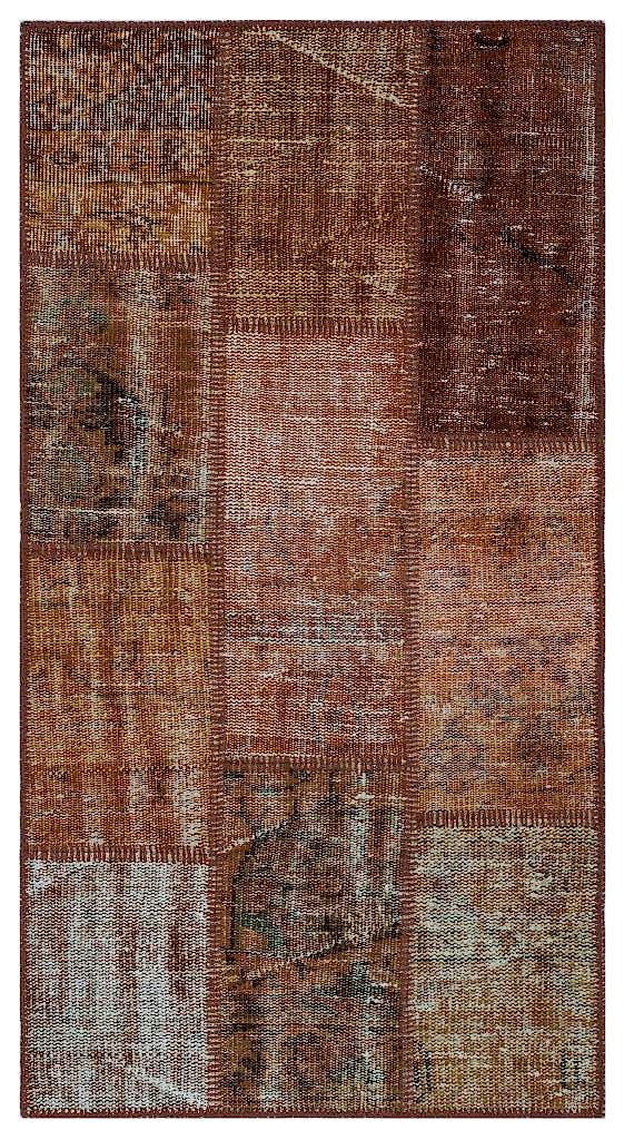 Apex Patchwork Halı Kahve 26149 80 x 150 cm