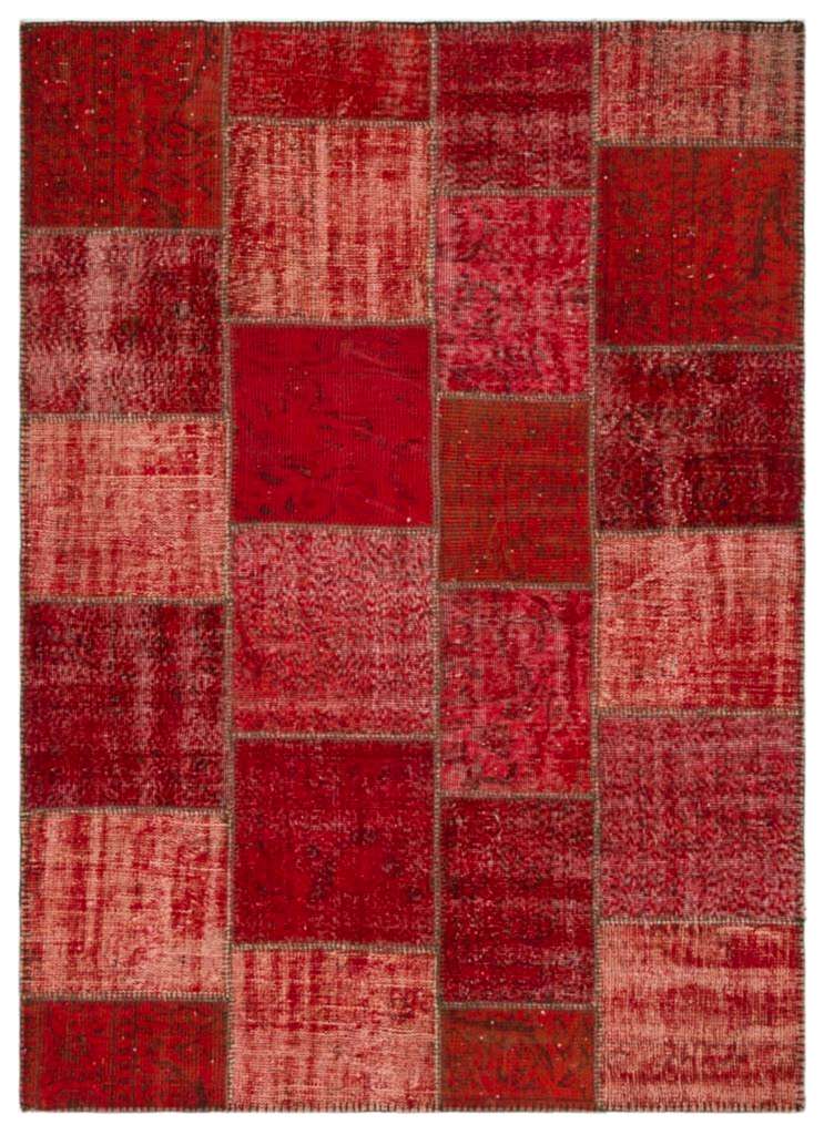 Apex Patchwork Halı Kırmızı 22281 160 x 230 cm