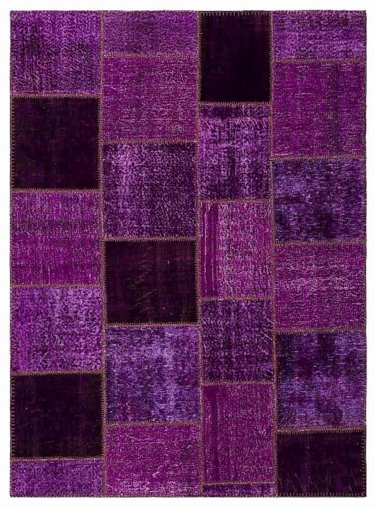 Apex Patchwork Halı Mor 22271 160 x 230 cm