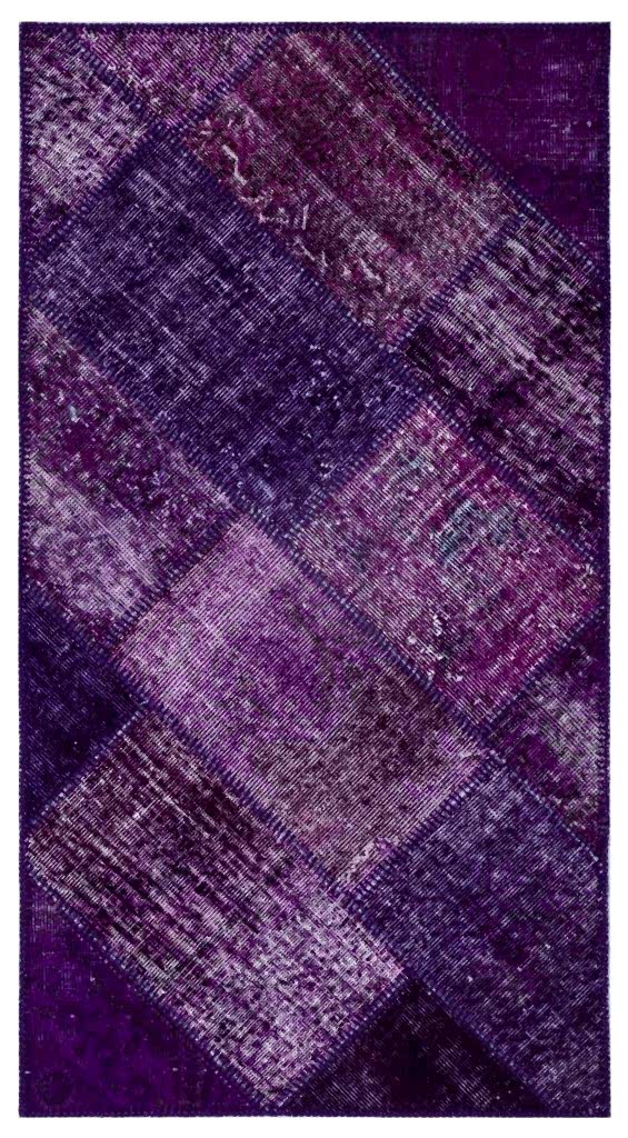 Apex Patchwork Halı Mor 25927 80 x 150 cm