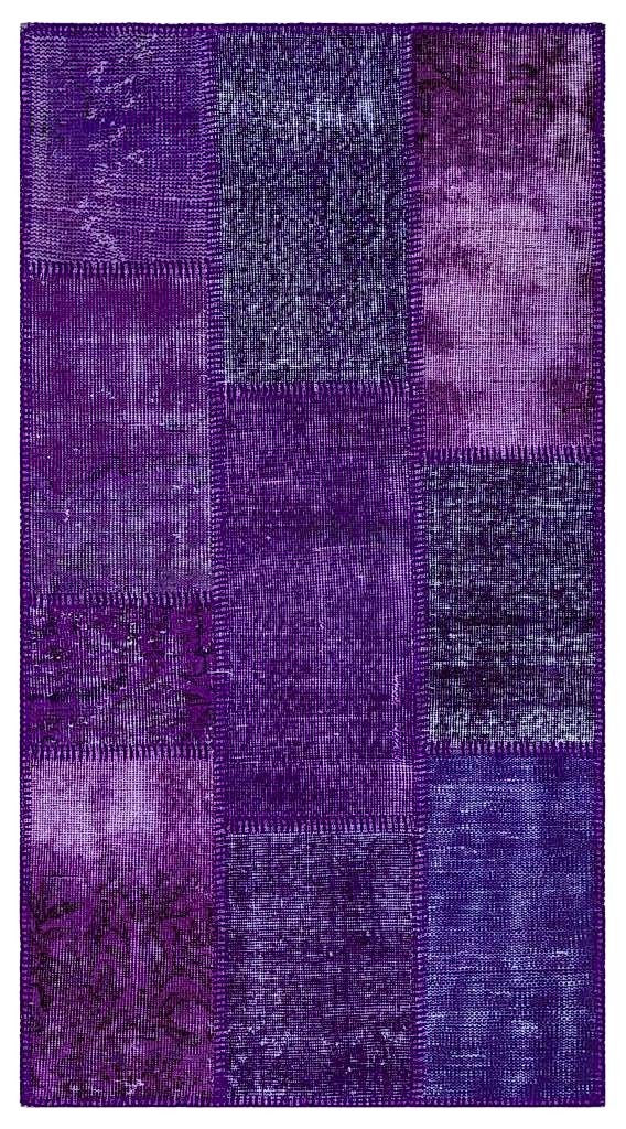 Apex Patchwork Halı Mor 26200 80 x 150 cm