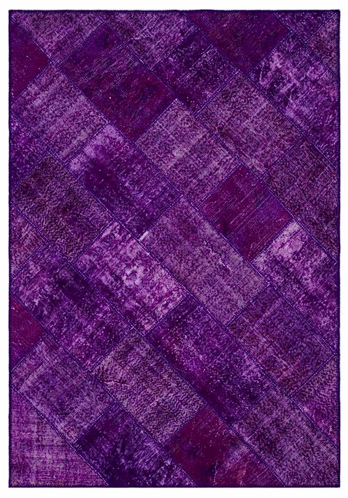 Apex Patchwork Halı Mor 26322 160 x 230 cm