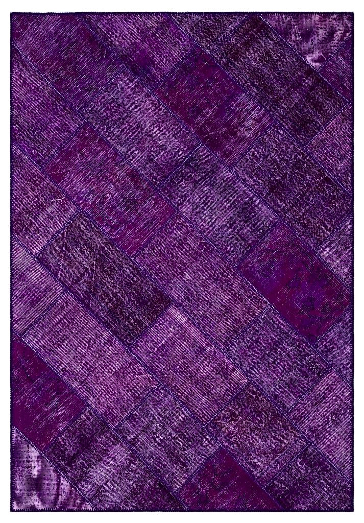 Apex Patchwork Halı Mor 26389 160 x 230 cm
