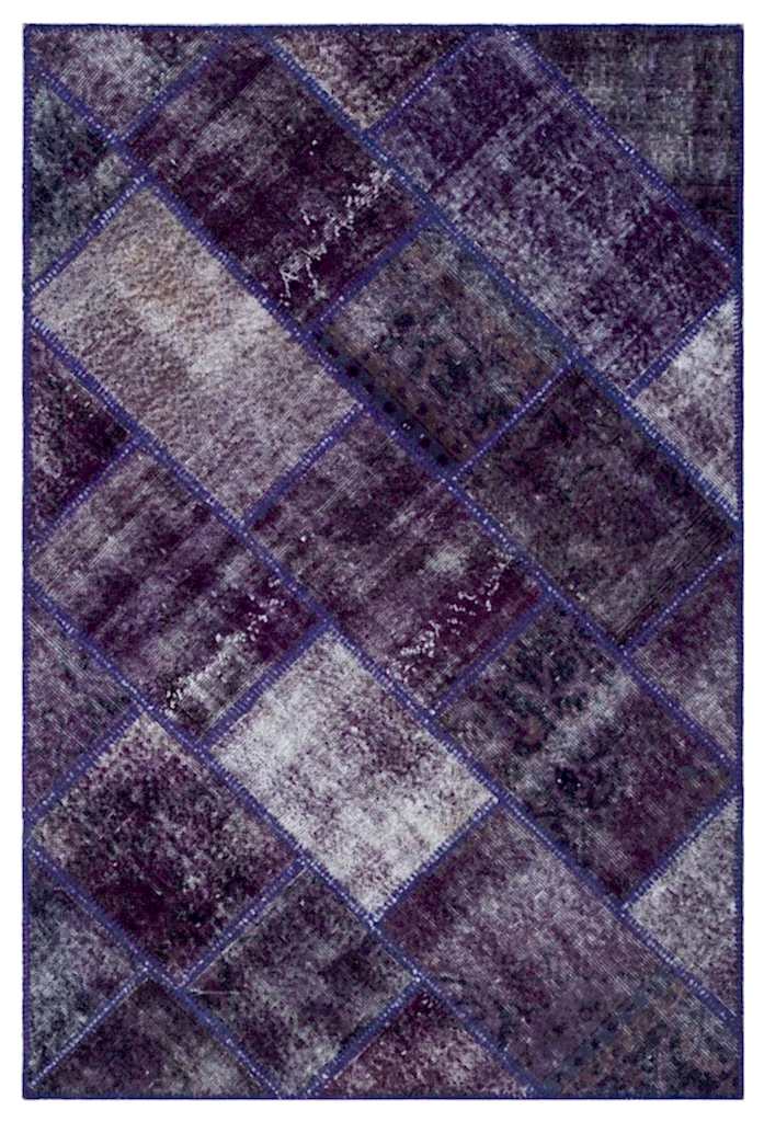 Apex Patchwork Halı Mor 26545 120 x 180 cm