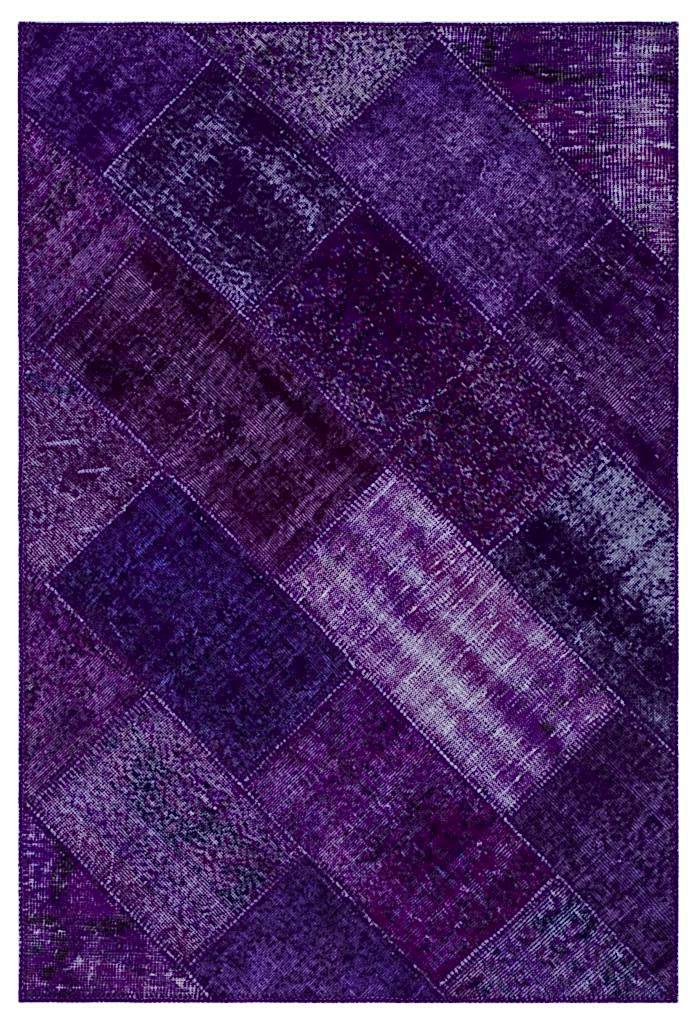 Apex Patchwork Halı Mor 26564 120 x 180 cm