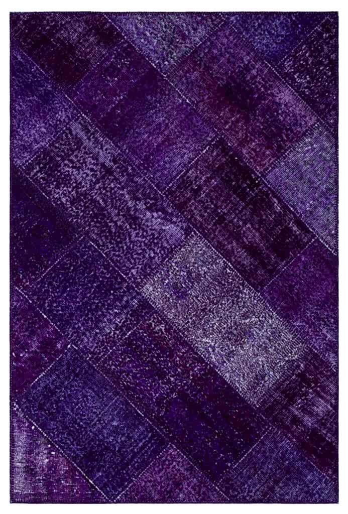 Apex Patchwork Halı Mor 26716 120 x 180 cm