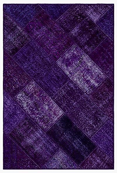Apex Patchwork Halı Mor 26722 120 x 180 cm