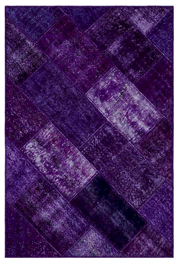 Apex Patchwork Halı Mor 26722 120 x 180 cm
