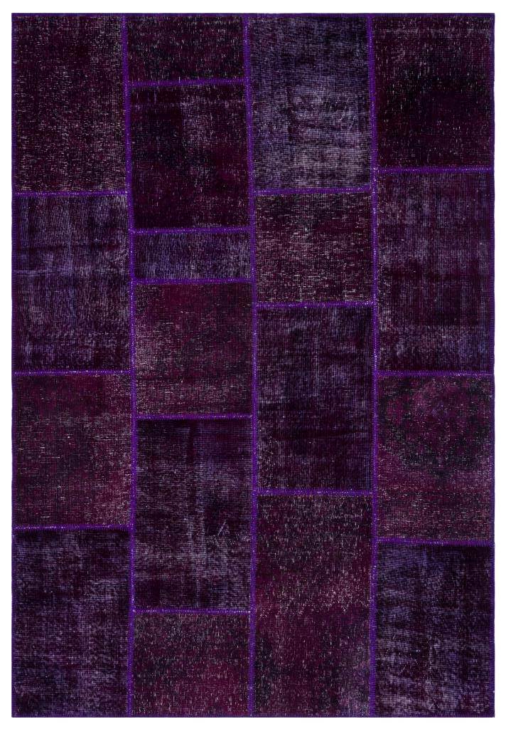 Apex Patchwork Halı Mor 31334 190 x 280 cm