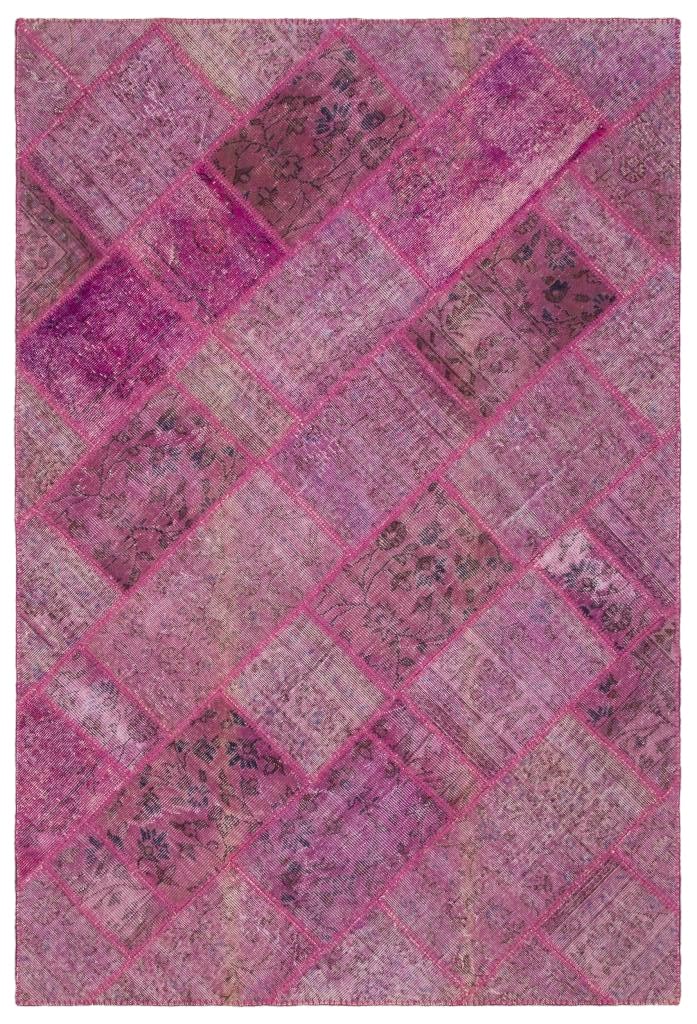 Apex Patchwork Halı Pembe 21542 160 x 230 cm
