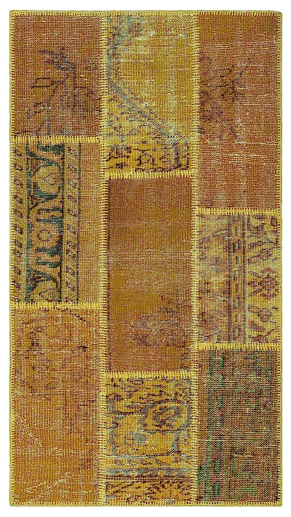 Apex Patchwork Halı Sarı 26163 80 x 150 cm