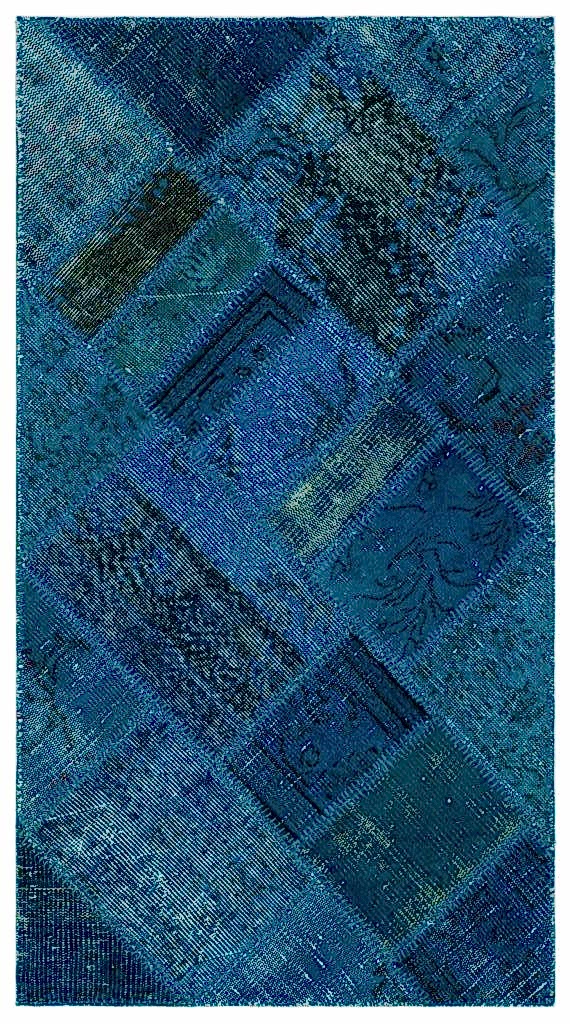 Apex Patchwork Halı Turkuaz 21328 82 x 150 cm