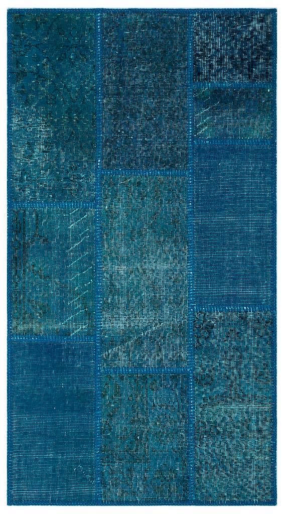 Apex Patchwork Halı Turkuaz 24720 80 x 150 cm