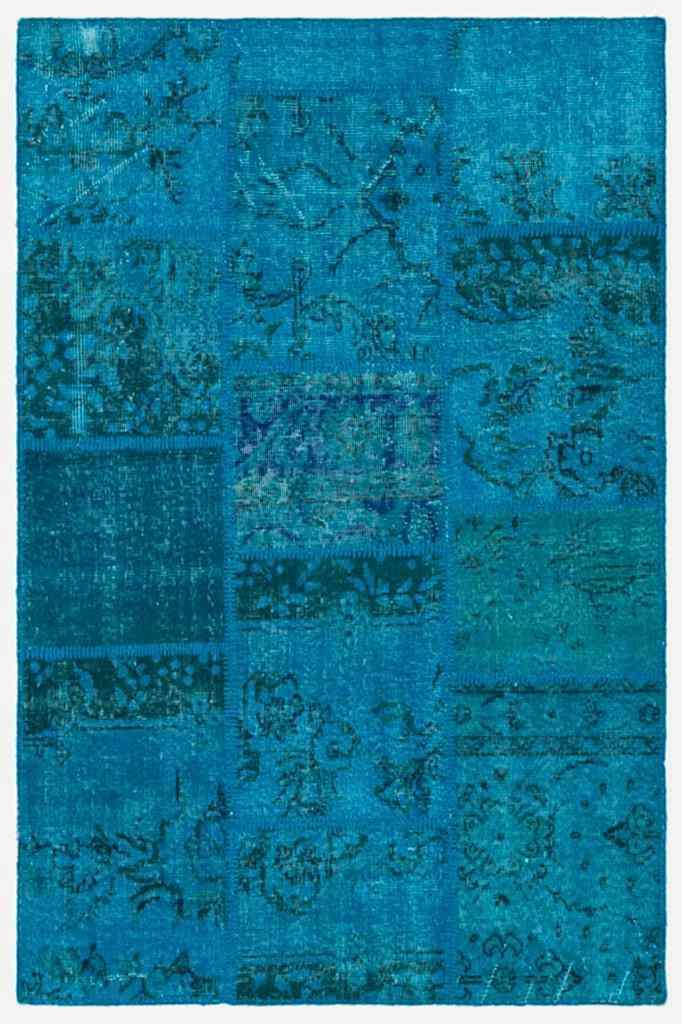 Apex Patchwork Halı Turkuaz 25110 120 x 180 cm