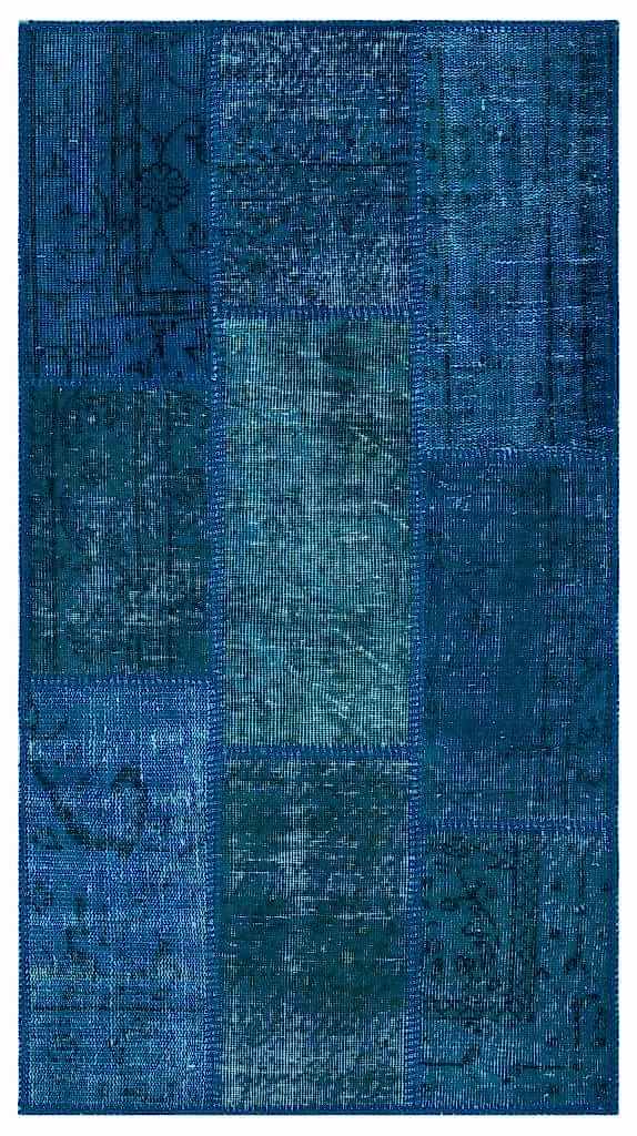 Apex Patchwork Halı Turkuaz 26060 80 x 150 cm