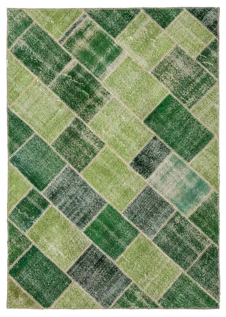 Apex Patchwork Halı Yeşil 2059 160 x 230 cm