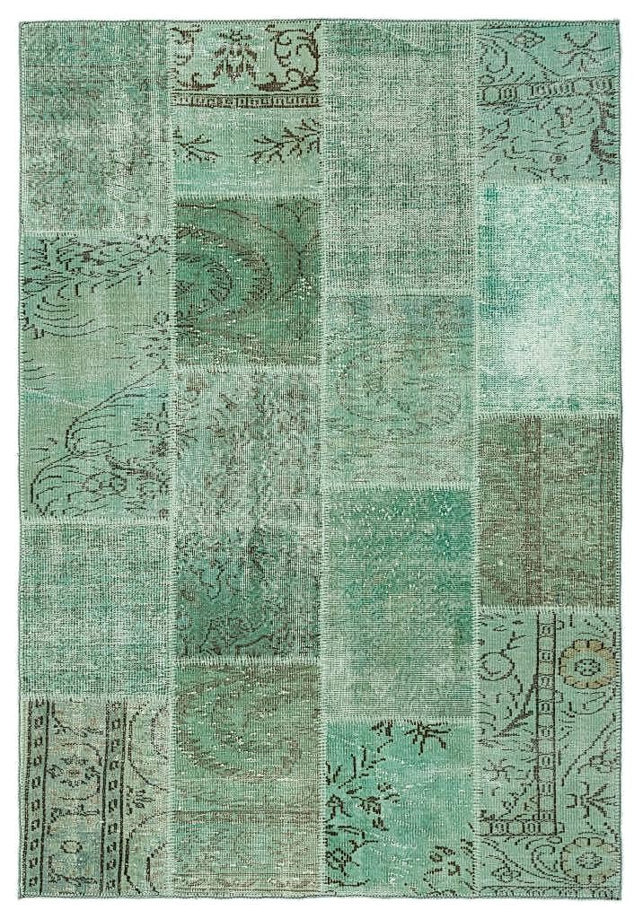 Apex Patchwork Halı Yeşil 20769 160 x 230 cm