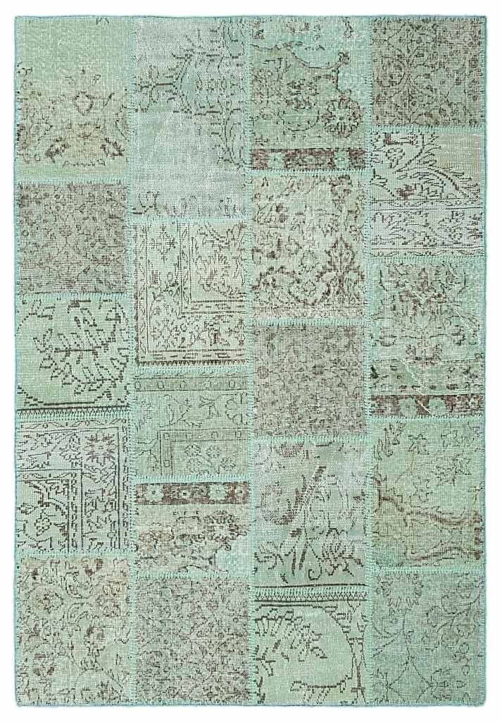 Apex Patchwork Halı Yeşil 20875 160 x 231 cm