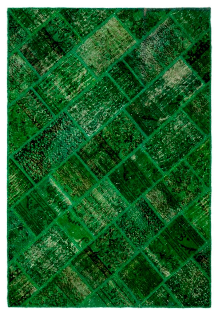 Apex Patchwork Halı Yeşil 20952 160 x 232 cm