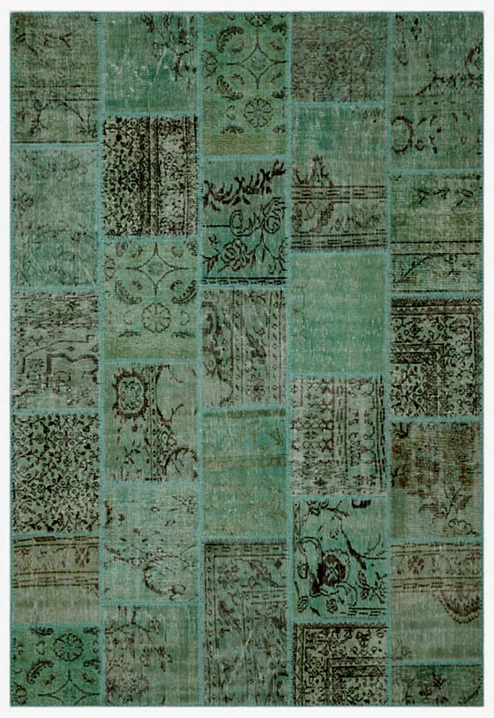 Apex Patchwork Halı Yeşil 21931 191 x 283 cm