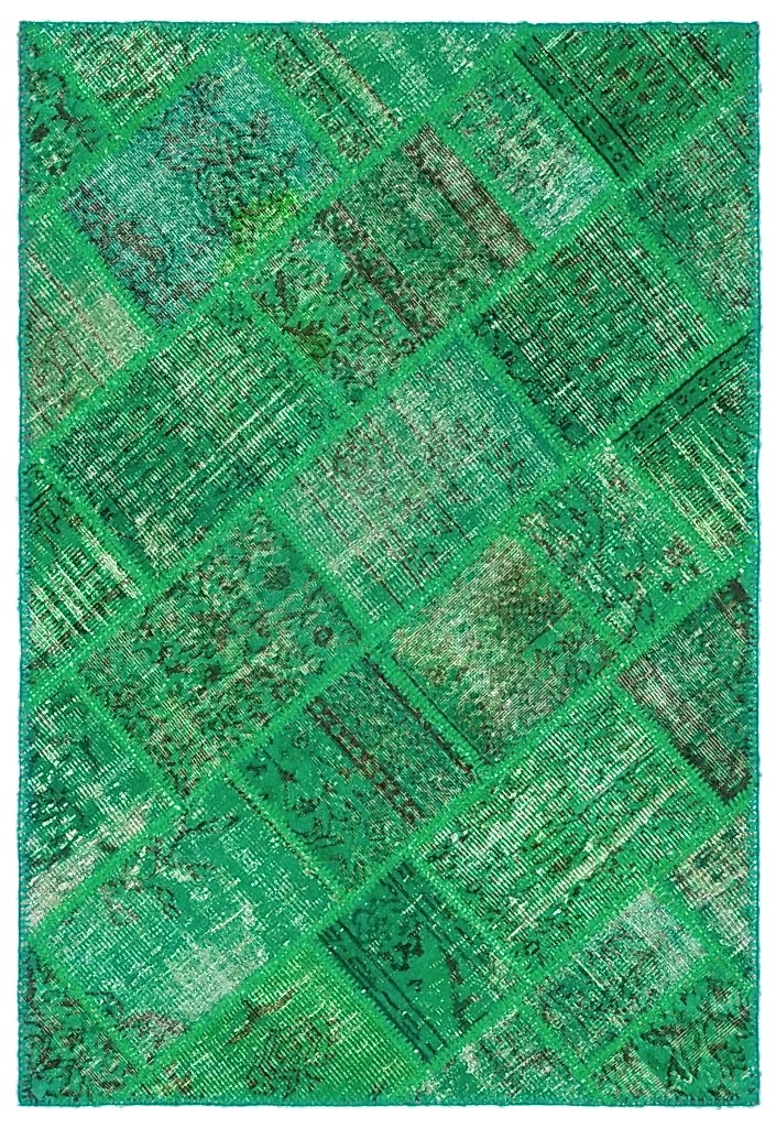 Apex Patchwork Halı Yeşil 22147 120 x 180 cm