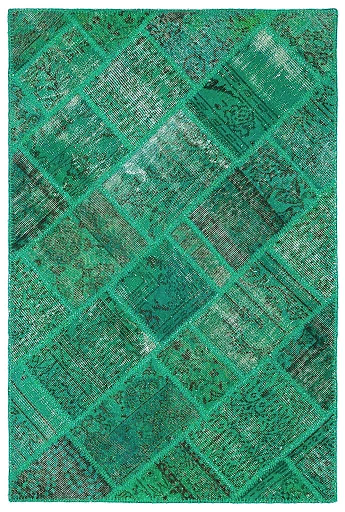 Apex Patchwork Halı Yeşil 22172 120 x 180 cm