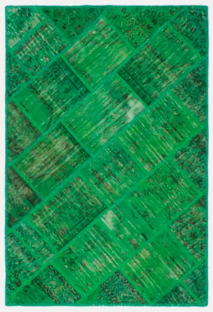 Apex Patchwork Halı Yeşil 24897 120 x 180 cm