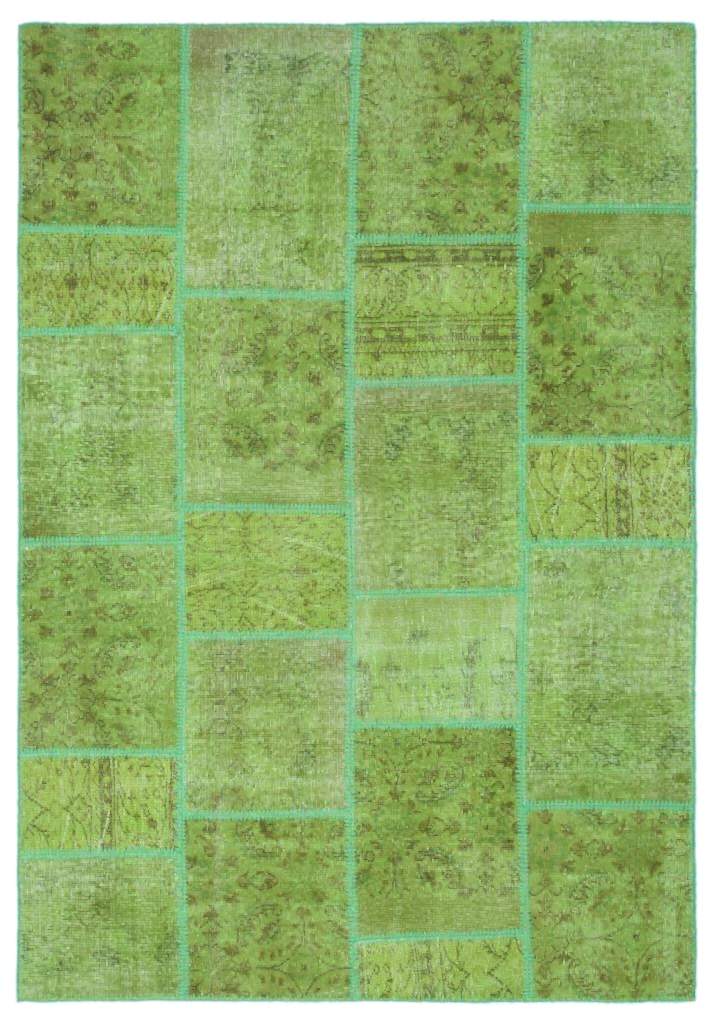 Apex Patchwork Halı Yeşil 24945 160 x 230 cm