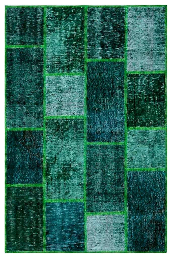 Apex Patchwork Halı Yeşil 26268 120 x 180 cm