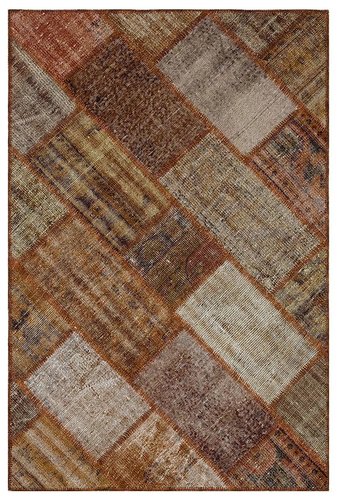 Apex Patchwork Unique Kahve 31111 120 x 180 cm