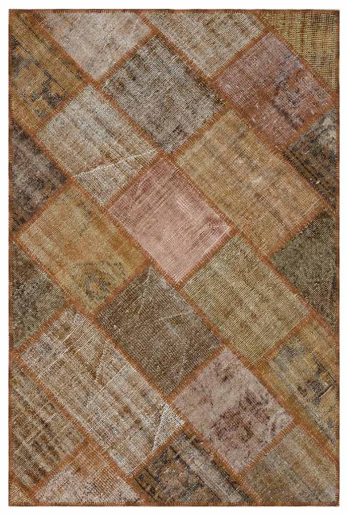 Apex Patchwork Unique Kahve 31113 120 x 180 cm