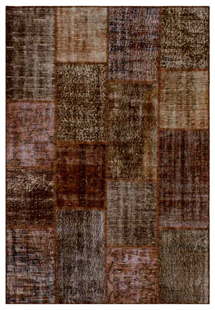 Apex Patchwork Unique Kahve 31268 160 x 230 cm