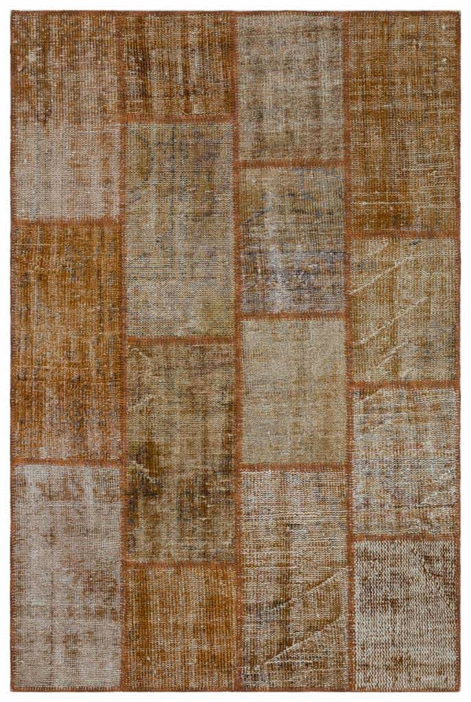 Apex Patchwork Unique Kahve 33204 120 x 180 cm