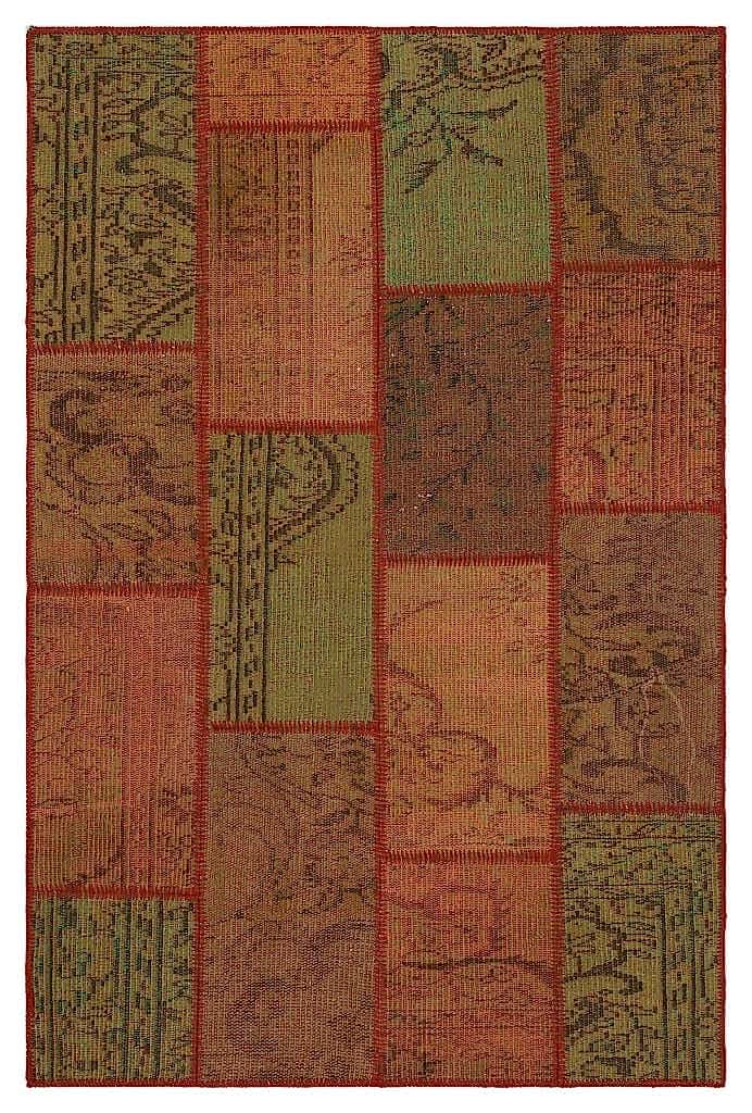 Apex Patchwork Unique Kahve 33863 120 x 181 cm