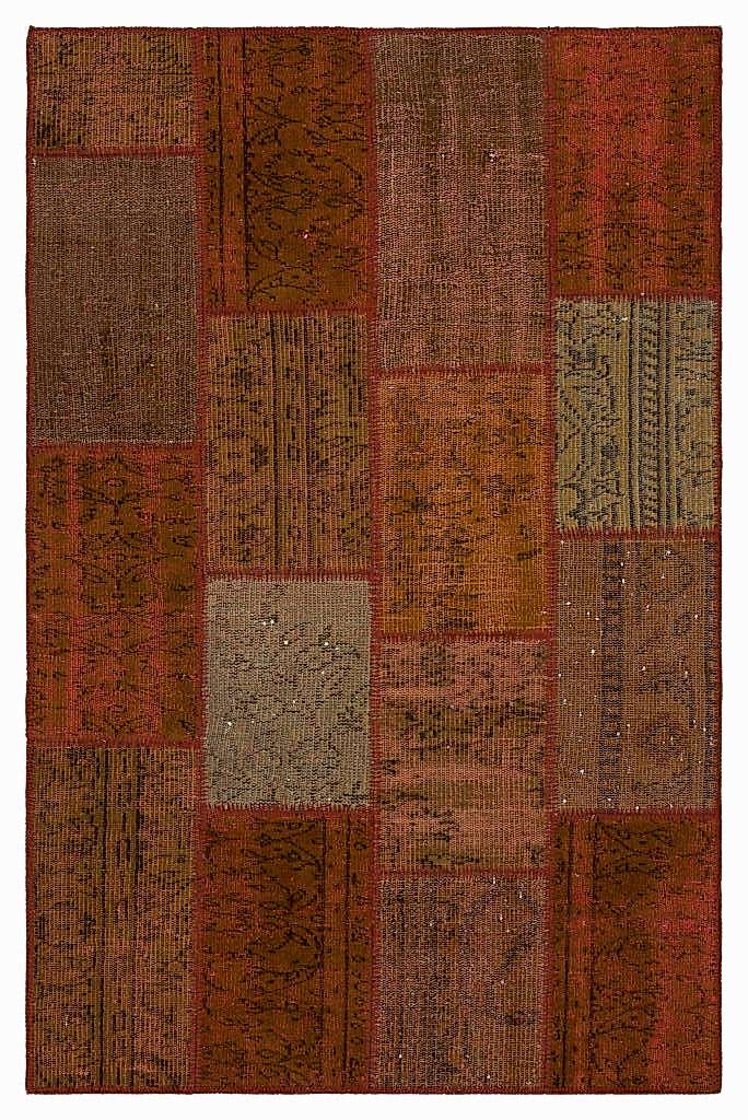 Apex Patchwork Unique Kahve 33864 120 x 183 cm