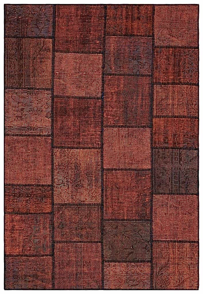 Apex Patchwork Unique Kahve 35856 161 x 232 cm