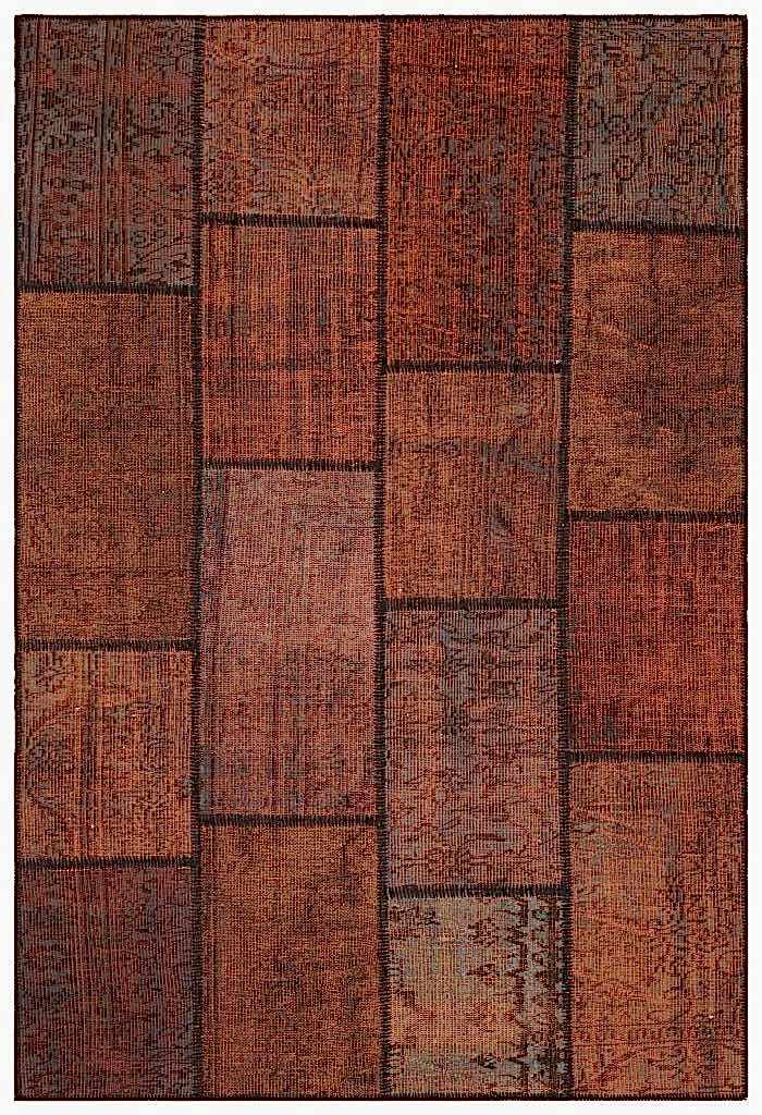 Apex Patchwork Unique Kahve 35884 159 x 232 cm