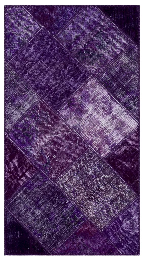 Apex Patchwork Unique Mor 31381 80 x 150 cm