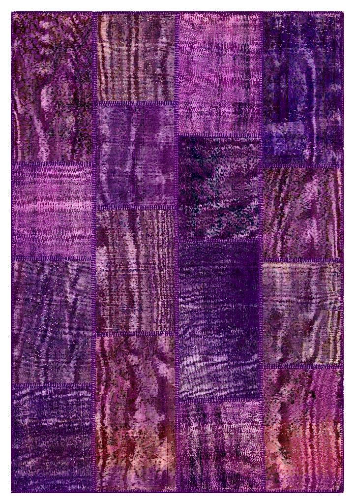 Apex Patchwork Unique Mor 36493 162 x 231 cm