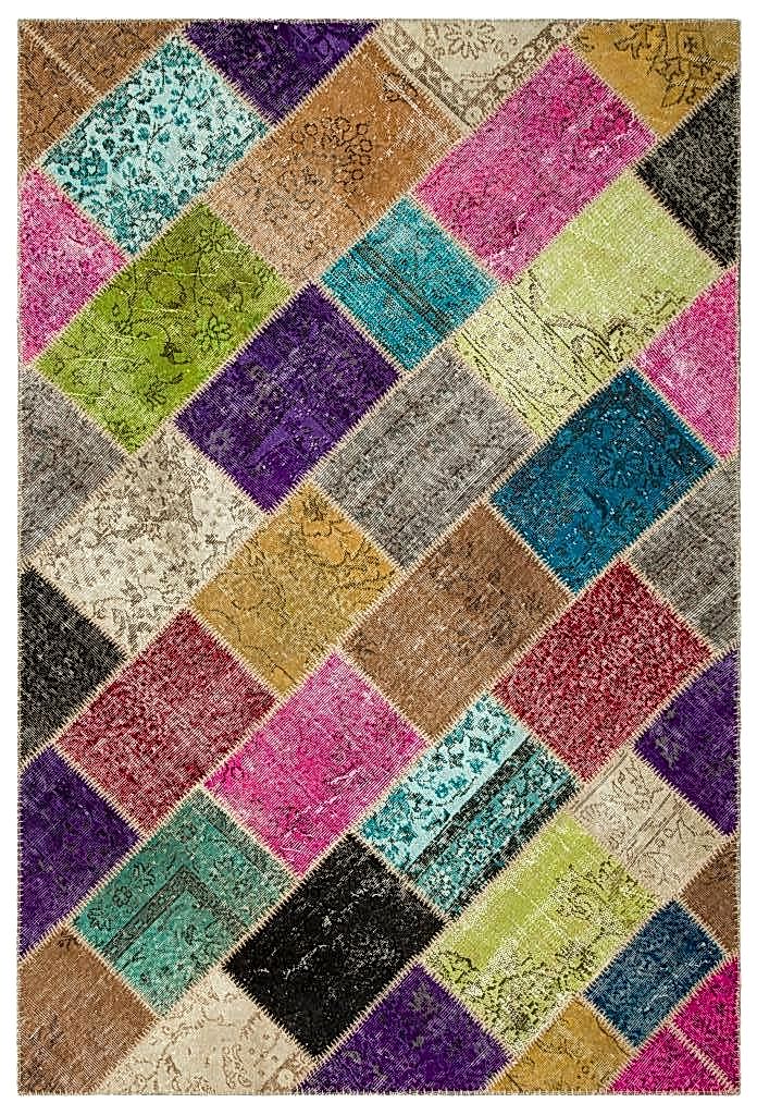 Apex Patchwork Unique Multi Naturel 22050 160 x 230 cm