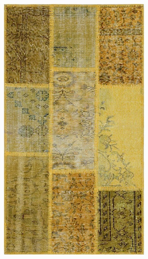 Apex Patchwork Unique Sarı 31441 80 x 150 cm