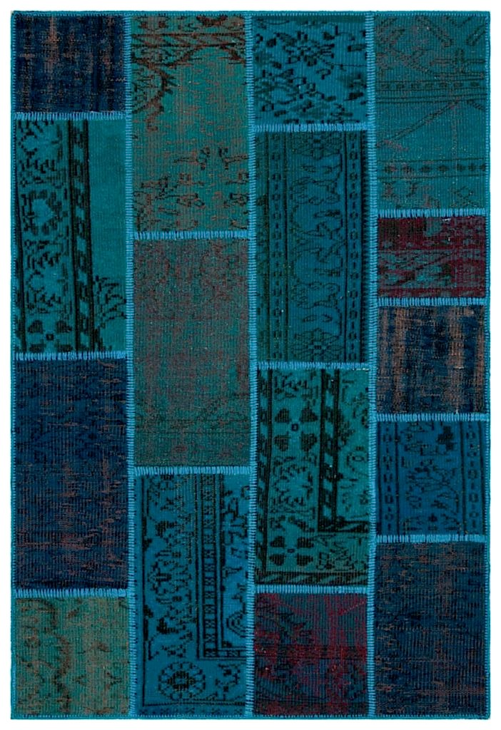 Apex Patchwork Unique Turkuaz 33145 120 x 180 cm