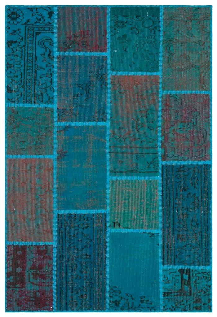 Apex Patchwork Unique Turkuaz 33146 120 x 180 cm