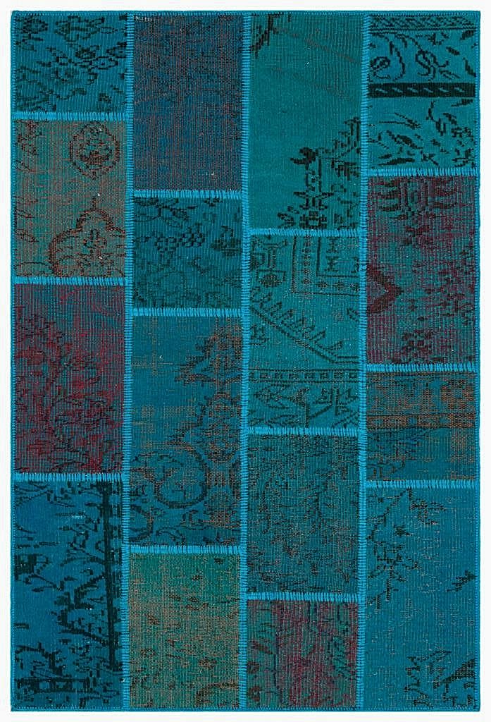 Apex Patchwork Unique Turkuaz 33148 120 x 180 cm